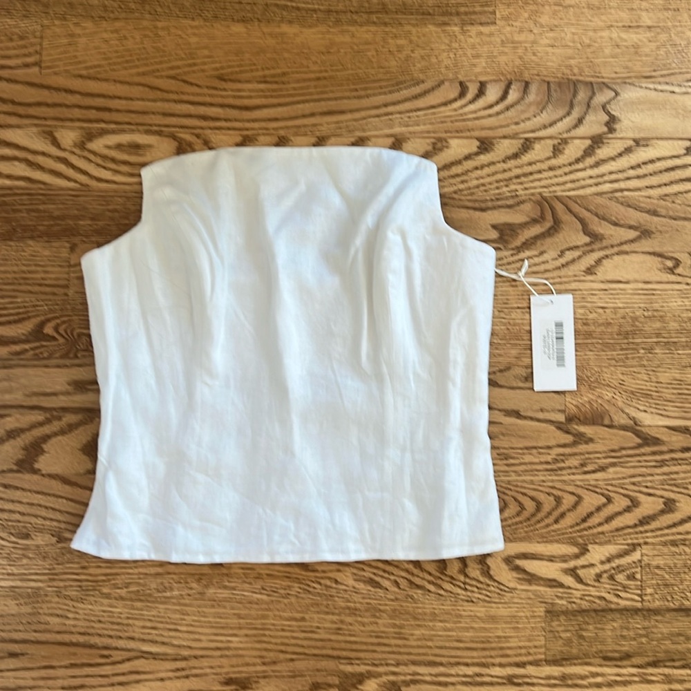 Reformation linen tube top NWT